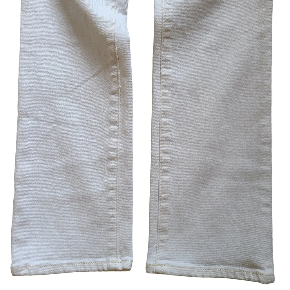 GRAYSON The Hero High‎ Rise Straight Leg Button Fly Jeans Natural Women's 25